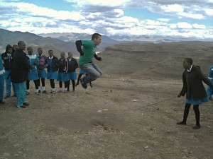 Some jump rope in between classes